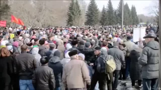 МЕДВЕДЕВ ПОБОЯЛСЯ ВЫЙТИ К РОССГВАРДИИ (29.03.2017)