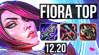 FIORA vs RIVEN (TOP) | 8 solo kills, Godlike, 400+ games | EUW Diamond | 12.20