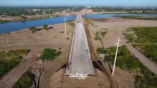 #AvancedeObra del nuevo Puente sobre Av. Rio Dulce que unen Capital y La Banda📍