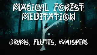 Forgotten Forest Spirits | Meditation Ambient with Drums, Flutes, Whispers