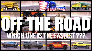 Fastest vehicle in OFF THE ROAD mobile game | OTR - OPEN WORLD DRIVING | DRAG SPEED TEST | ANDROID