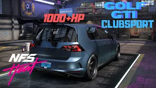 MAX BUILD 1000HP | Need For Speed Heat | VOLKSWAGEN GOLF GTI CLUBSPORT