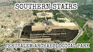 Discovery Tour of Jerusalem Archaeological Davidson Center! Western Wall, Southern Stairs, Kotel