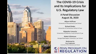 The COVID-19 Crisis and Its Implications for U.S. Regulatory Law