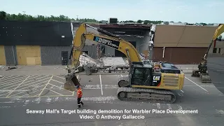 Seaway Mall's Target Building Demolition for const. of Warbler Place an  Urban Village Development