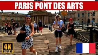 【4K】Paris Pont des Arts Walking Tour | June 2021 (Ultra HD 50fps)