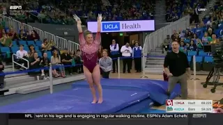 Brenna Dowell (Oklahoma) 2018 Vault vs UCLA 10.0
