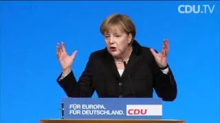 Die vollständige Rede von Angela Merkel auf dem CDU-Parteitag