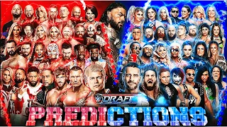 WWE Draft 2024 Predictions! 🚀