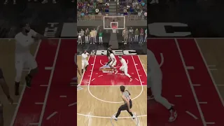 The power of 70 standing dunk NBA 2k23