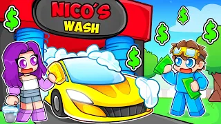 Spending $100,000 For The BEST CAR WASH In Roblox!