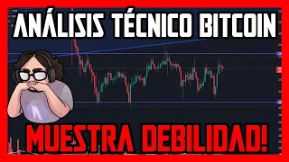 BITCOIN muestra DEBILIDAD! | Sigue en RANGO LATERAL aburrido | Análisis técnico BTC hoy Español