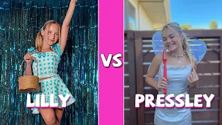 Lilly Ketchman Vs Pressley Hosbach TikTok Dances Compilation (October 2021)