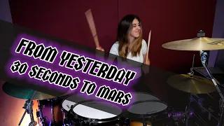 30 Seconds to Mars - From Yesterday (Drum cover By Elisa Fortunato)