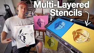 EPIC Multi-Layered Stencil Project - Cyclops Characters