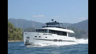 24 m Modern Fast Trawler Motor Yacht For Sale full walk through