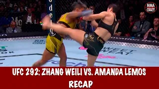 UFC 292: Zhang Weili vs. Amanda Lemos Recap