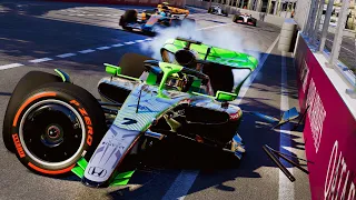 BARRIER EXPLODES MY CAR! 🤯 ULTIMATE UPGRADE, CAR FEELS WORSE?! - F1 23 MY TEAM CAREER Part 33