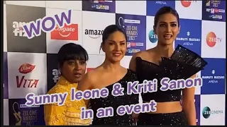 You Won't Believe Who's Rocking a Sexy Black Dress! #SunnyLeone & #KritiSanon