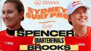 Alyssa Spencer vs Erin Brooks I GWM Sydney Surf Pro presented by Bonsoy - Quarterfinals