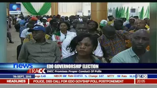 Edo Gov'ship Election: INEC, Political Parties Meets Ahead of Sarturday's Poll