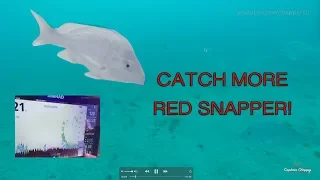 How to find red snapper stacks in the Gulf of Mexico!