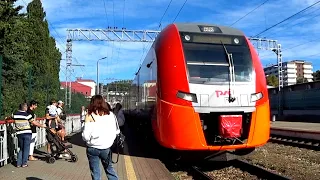 На "Ласточке" из ЛОО в СОЧИ / by train to Sochi from Loo (Russia)