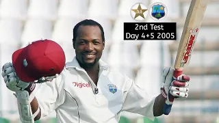 Pakistan vs West Indies 2nd Test Day 4+5 2006 Highlights