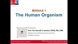 Module 1a Human Organism