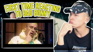 FIRST TIME REACTING TO BAD BUNNY!!!!