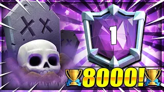 The Secret ULTIMATE CHAMPION Deck You NEED to LEARN!! Graveyard OP! Clash Royale Best Graveyard Deck
