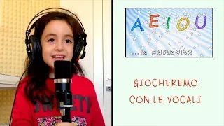 AEIOU - La canzone delle vocali - canzoni per bambini - baby music songs