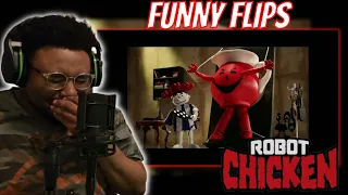 Try Not To Laugh Robot Chicken Funny Flip Moments (Part 3) - Reaction