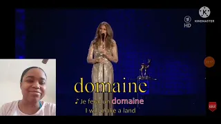"Celine Dion- (Ne Me Quitte Pas) Live Performance" *My Reaction*