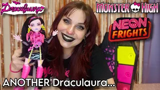 ANOTHER Drac? Monster High G3 Skulltimate Secrets NEON FRIGHTS Draculaura Doll Review & Unboxing