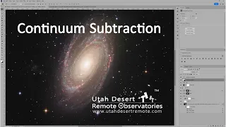 Astrophoto Continuum Subtraction in Photoshop