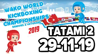 WAKO World Championships 2019 Tatami 2 29/11/19 Masters Finals