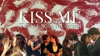 Sixpence None the Richer - Kiss Me (COVER WITH MOVIE KISSING SCENES)
