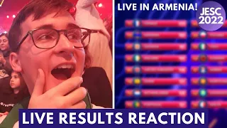 LIVE REACTION TO THE JUNIOR EUROVISION VOTING AND RESULTS