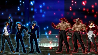 Blue Keyser Team VS. Red Keyser Team [KOF Mugen]