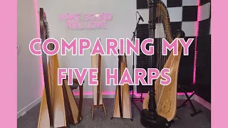 Comparing My FIVE Harps' Sound! // Bridget Jackson Harp