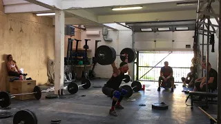 Hang Snatch: 117,5 x 1 rep by Guillaume Pierre Guillou