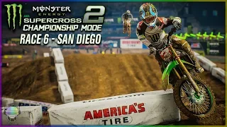 A Battle of the Boneheads! | Race 6 | Monster Energy Supercross 2 Championship Mode