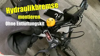 Shimano Bremse Montieren Verlängern Befüllen Entlüften ohne kit E-Bike Bike Hydraulikbremse