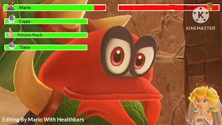 Super Mario Odyssey (2017) Final Boss With Healthbars