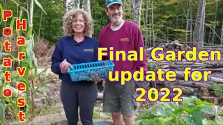 Sweet Potato Harvest and Final Garden Tour 2022! Plans for Our Garden in 2023 :)