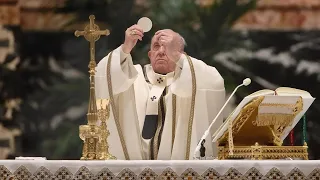 Pope Francis leads Christmas Eve Mass