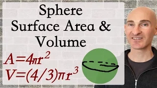 Sphere Surface Area and Volume