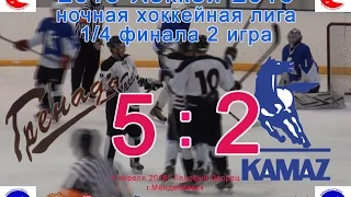 Матч №76 ГРЕНАДА ПЛЮС-КАМАЗ 5:2 (1/4 финала 3.04.2016) HD-video HD