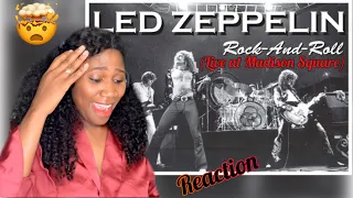 Led Zeppelin - Rock and Roll Live Video (Madison Square Garden 1973) REACTION!!!